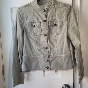 Vintage Y2K Old Navy Women’s Sage Green Corduroy Jacket - Size Large
